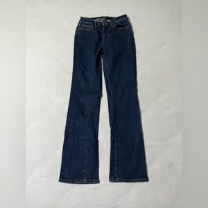 Judy Blue Jeans Women's 27 Blue Slim Bootcut Mid Rise Stretch Dark Wash Denim